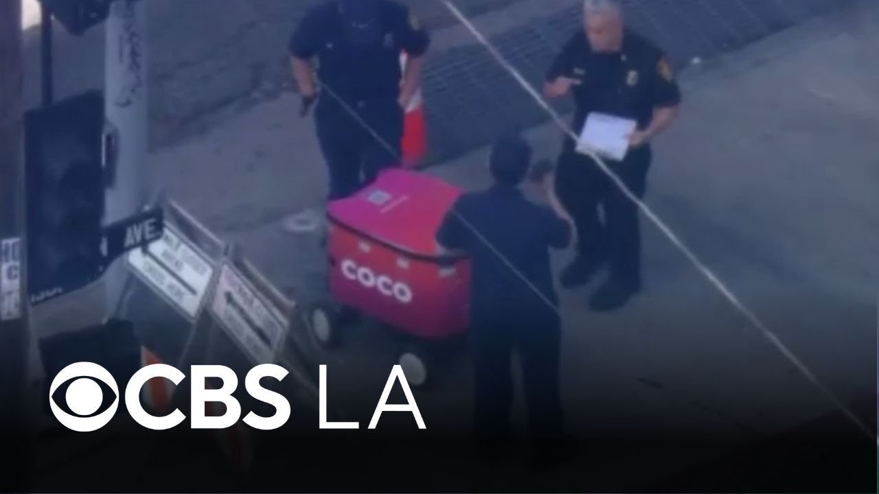 LAFD ambulance collides with food-delivery robot