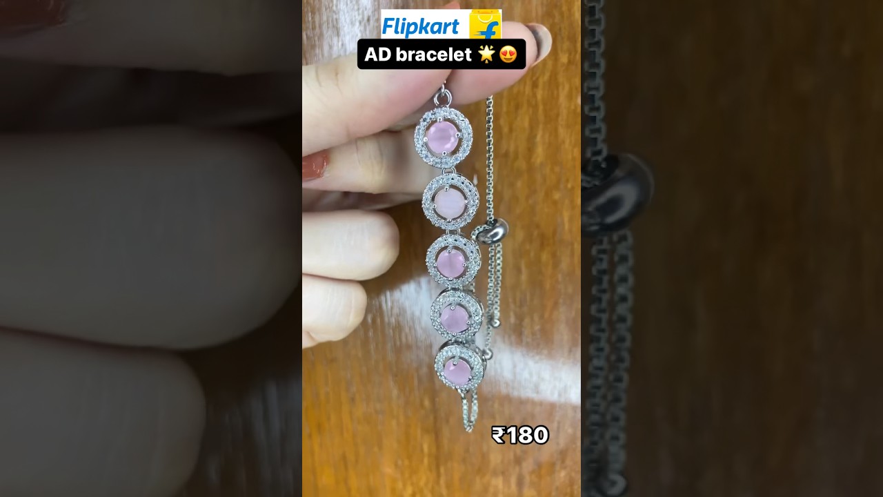 AD bracelet from flipkart 🌟😍 #shorts #bracelet #americandiamindjewellery #flipkartfinds #haul