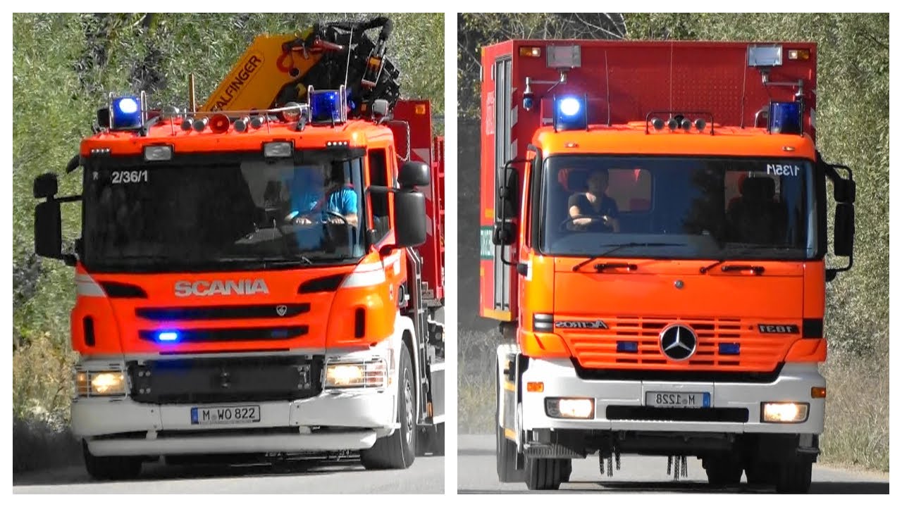 WLF-Kran AB-Tank + WLF AB-Umweltschutz Feuerwehr Planegg