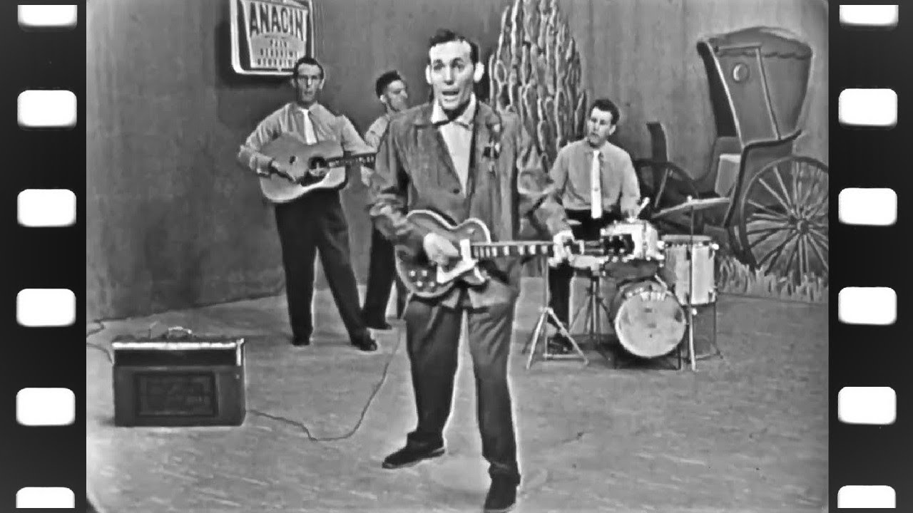CARL PERKINS - Honey Don't (1956) Remastered  & Powerful Sound (TV vid&eacute;o clip) 1080p HD