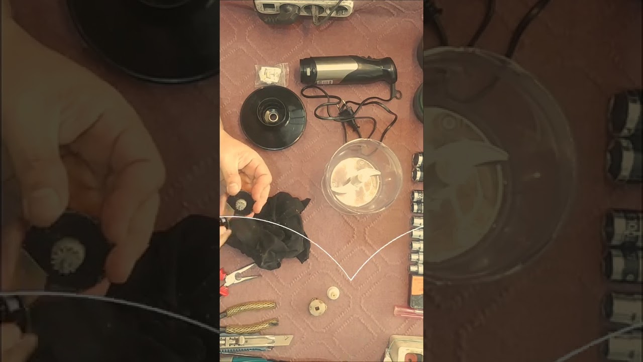 Manual blender gearbox repair tutorial