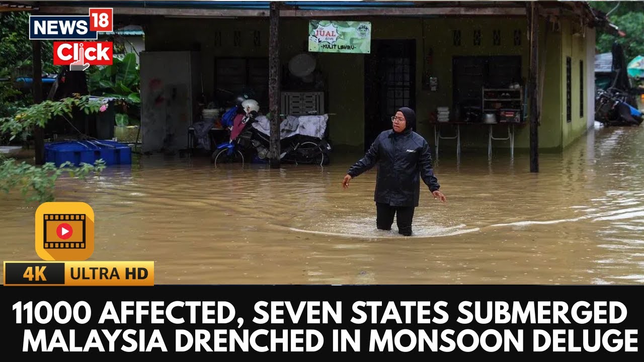 Malaysia Floods: Number Of People Affected Rises, With Over 13,000 Evacuated Across States | 4K