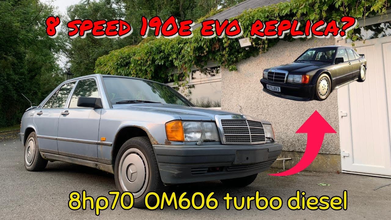 Fitting an om606 and a bmw 8hp70 to a Mercedes 190e w201