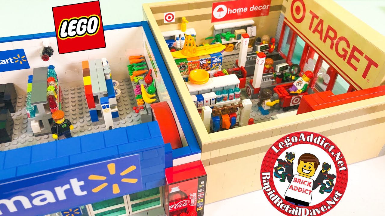 LEGO TARGET SUPERSTORE With a Peak of WALMART By Brick Addict