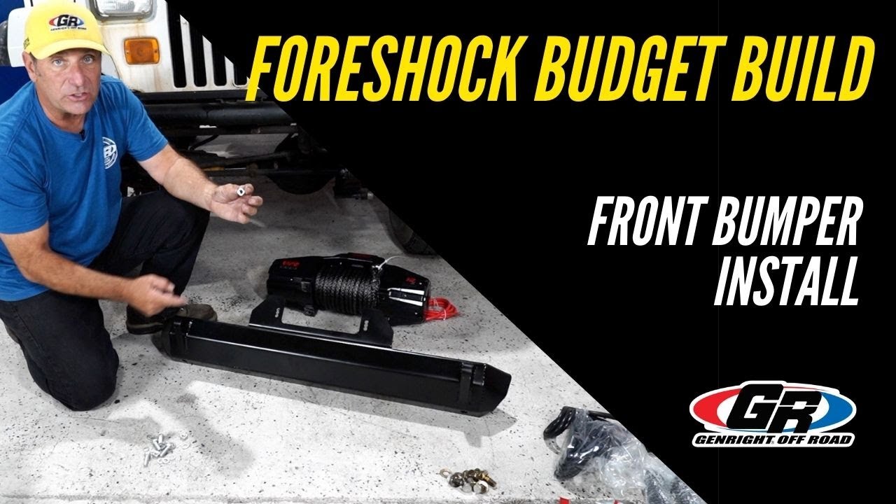 It's Hip To Be Square! Tony Shows You How To Install Your GENRIGHT Bumper On Your Jeep YJ!