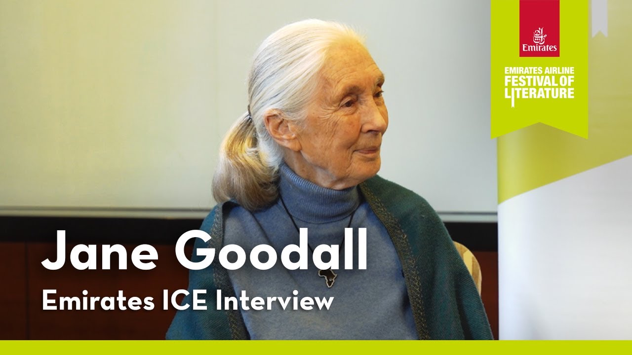 Jane Goodall speaks to Emirates ICE at EmiratesLitFest 2020