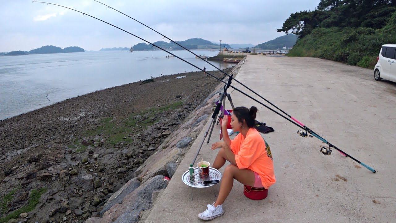 휴가철에도 조용하게 즐겨요~ 신안 원투낚시