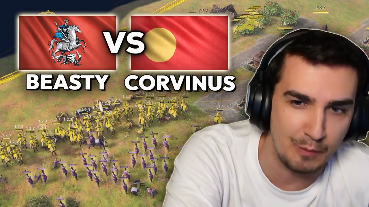 Beasty With Rus vs Sengoku Daimyo in AOE4...