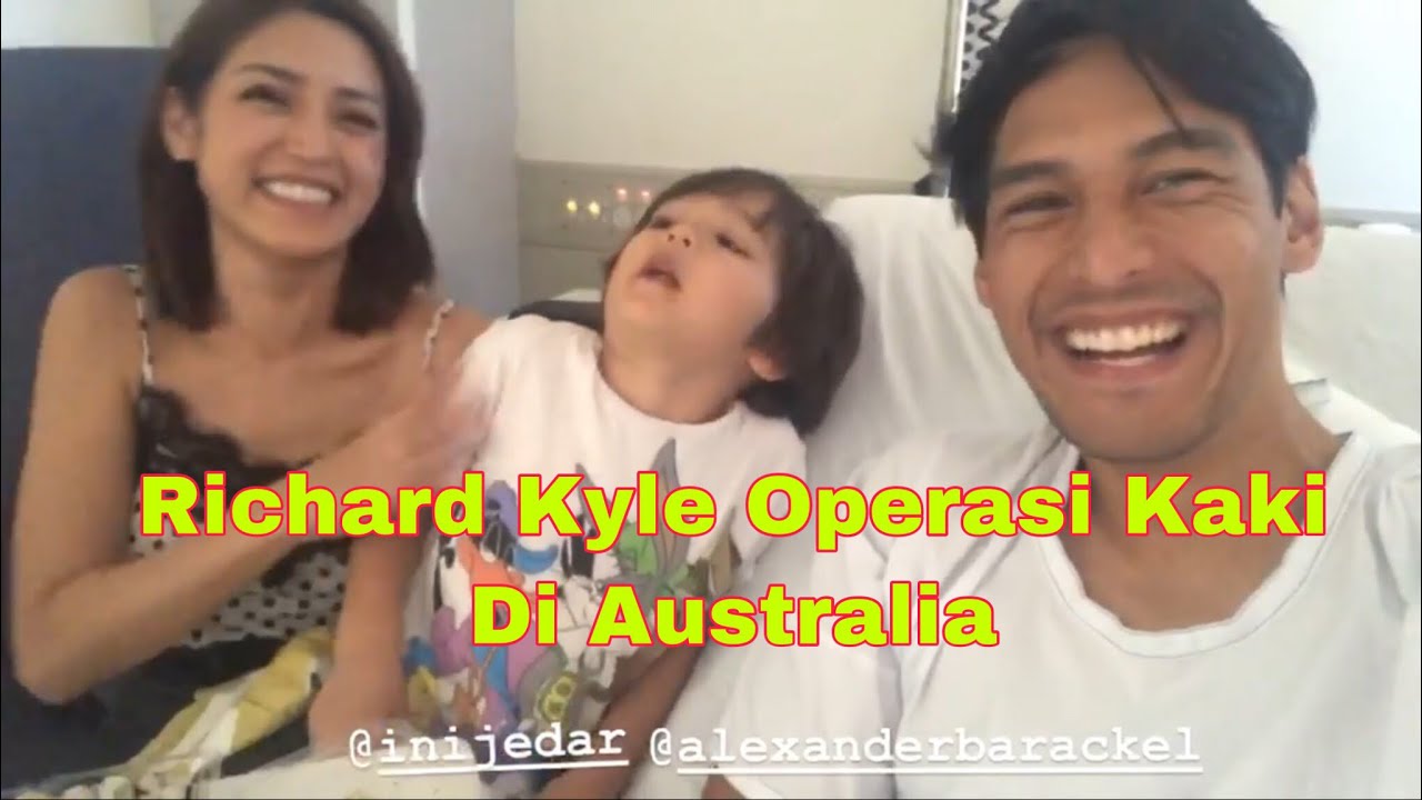 Jessica Iskandar dan El Barack Jenguk Richard Kyle Operasi Kaki di Australia