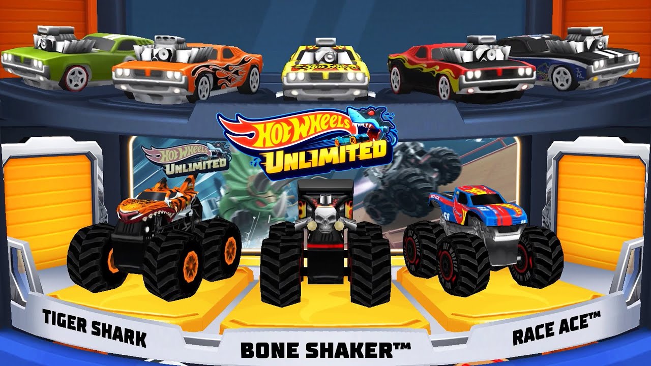 HOT WHEELS UNLIMITED 2 - Monster Trucks Vs Rodger Dodger In Mega Wrex