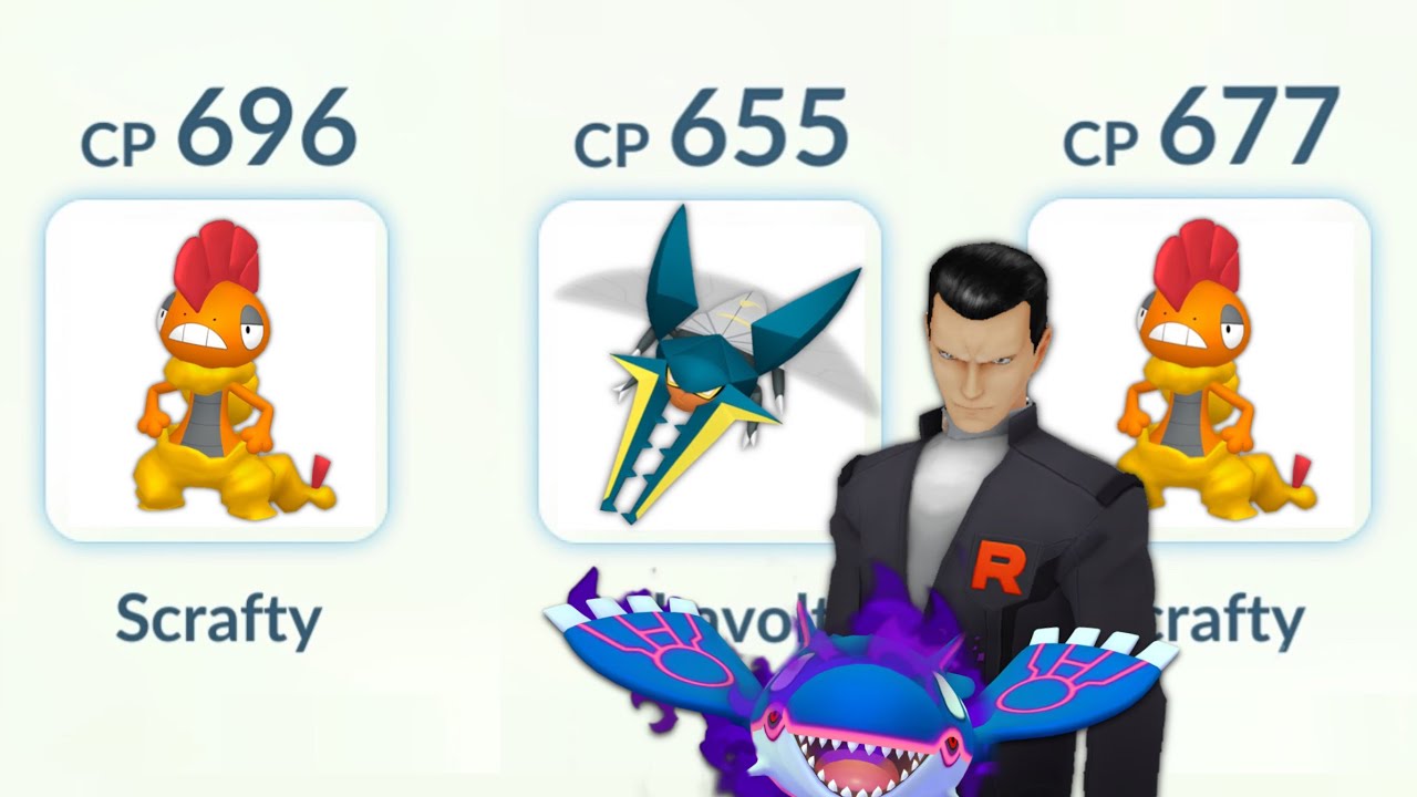 Beating Giovanni using Pokemon Under 700CP for SHADOW KYOGRE in Pokemon GO.
