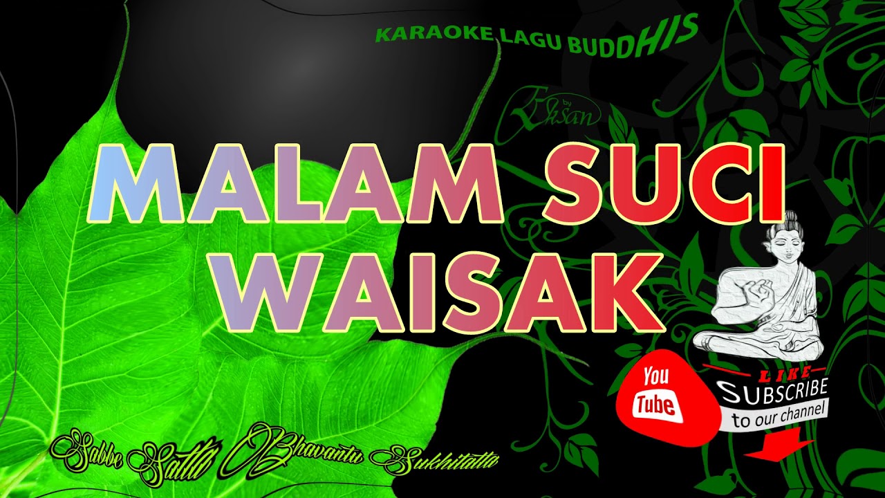 MALAM SUCI WAISAK Karaoke No Vocal + Lirik