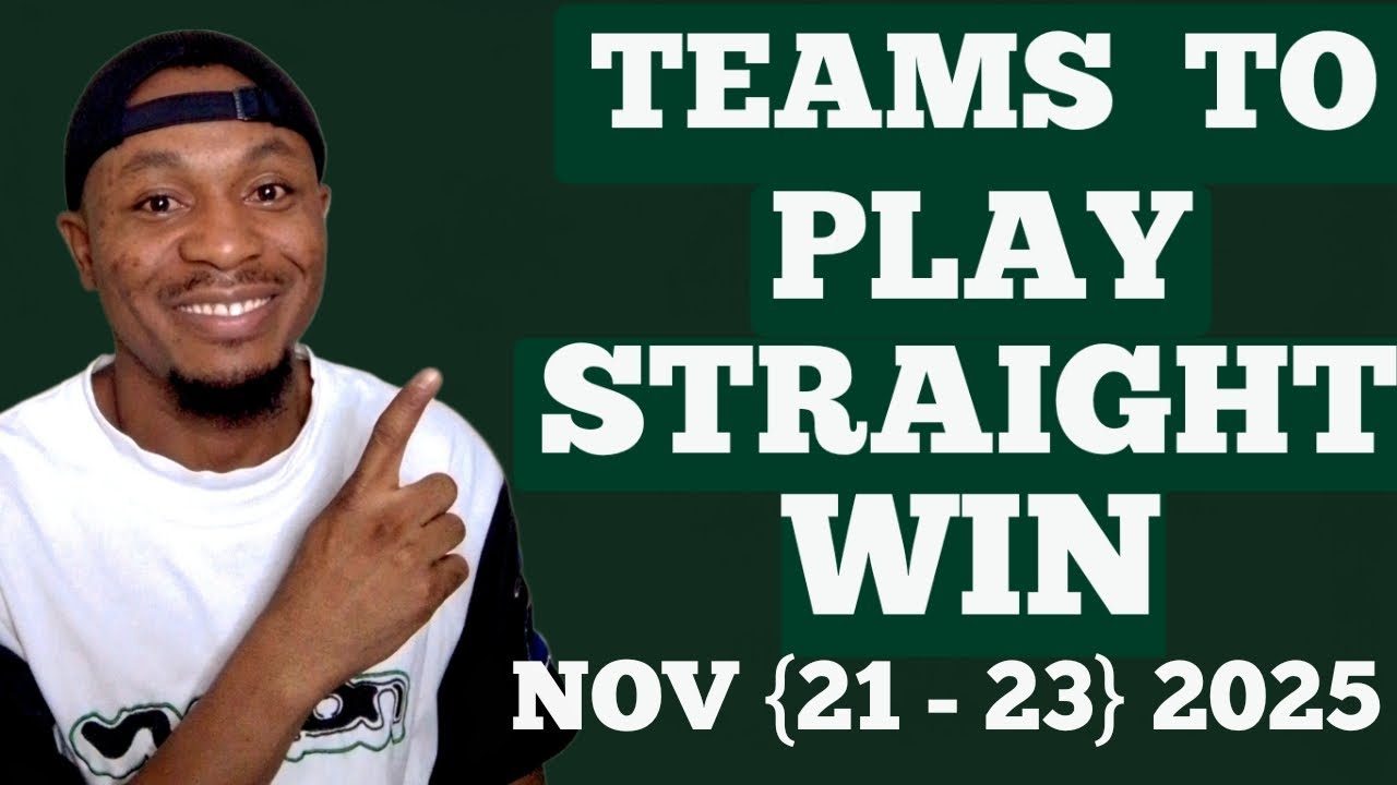 5 Teams To Play Straight Win This Weekend | SAFE FOOTBALL PREDICTIONS | BETTING TIPS 