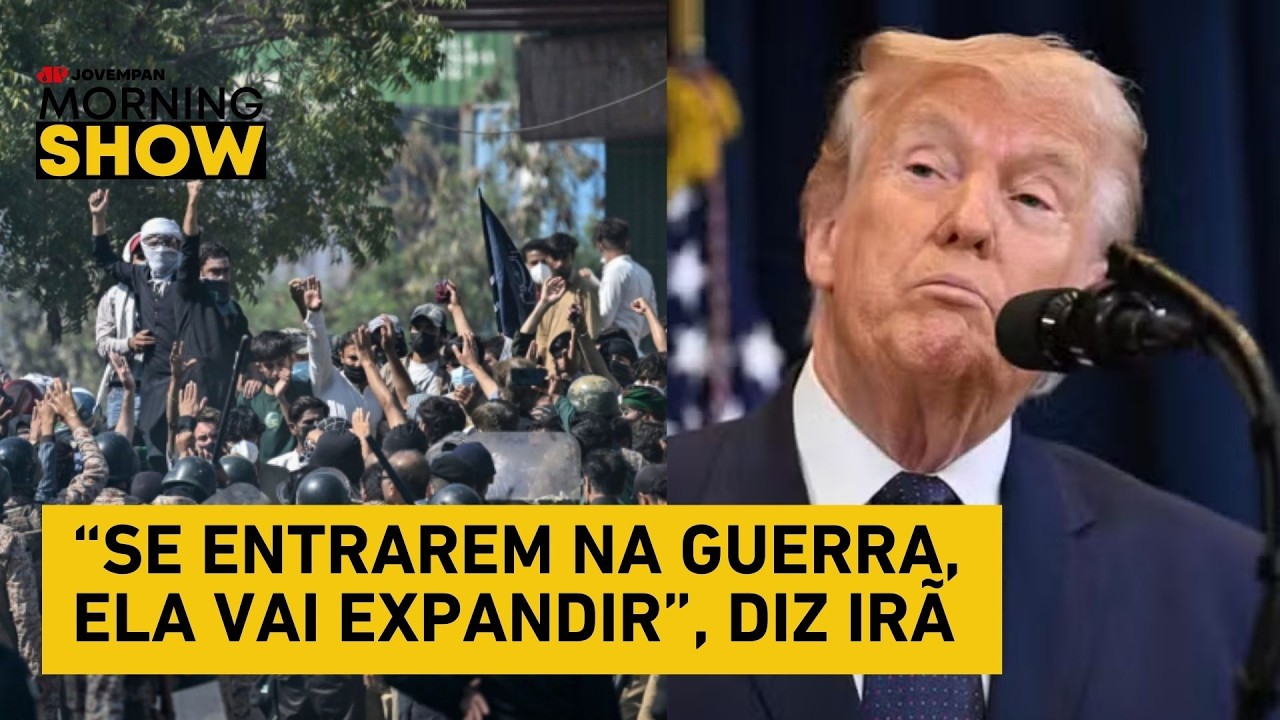 IRÃ REBATE TRUMP após pedido de APOIO contra o país