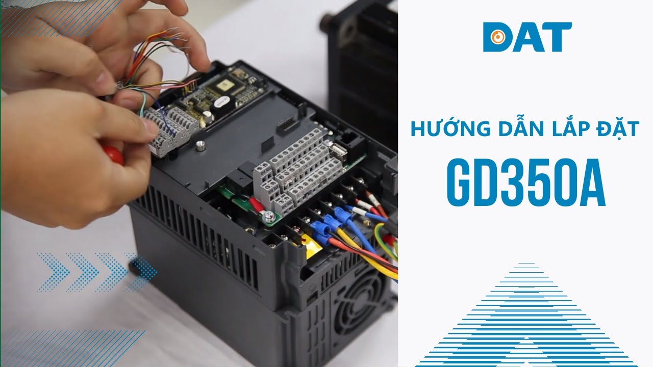 Hướng Dẫn Lắp Đặt Biến Tần GD350A Điều Khiển Motor Đồng Bộ