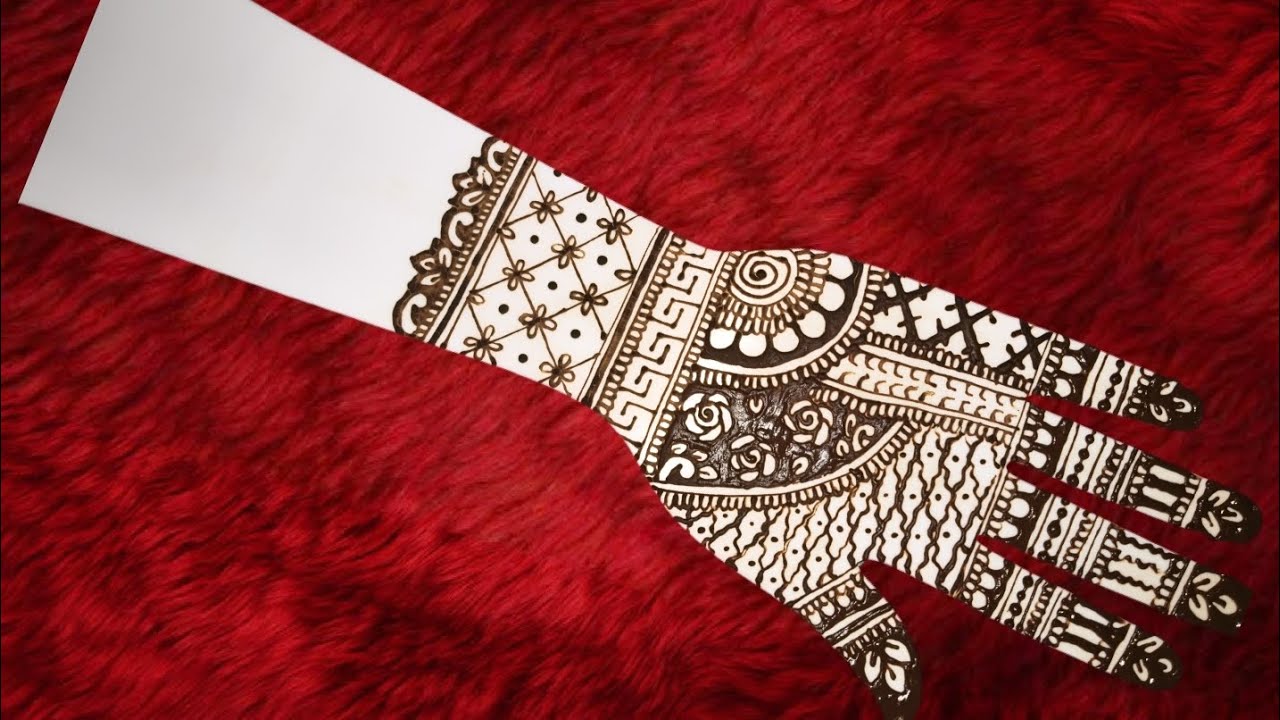 Simple Mehandi design 🌿#mehndi #mehandi #henna #simplemehndi #easymehandhi #mehandidesign #trending 