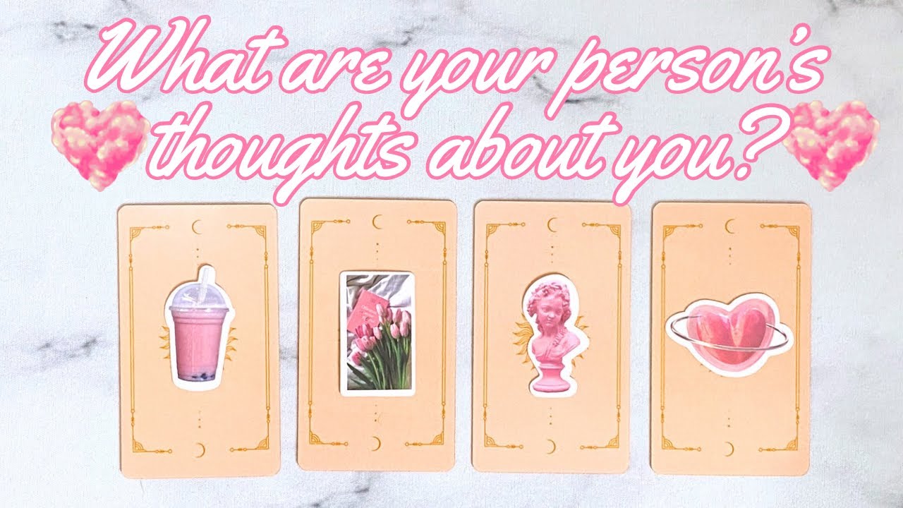 💭WHAT IS YOUR CRUSH/PERSON THINKING ABOUT YOU? 💭💖 PICK A CARD Tarot reading