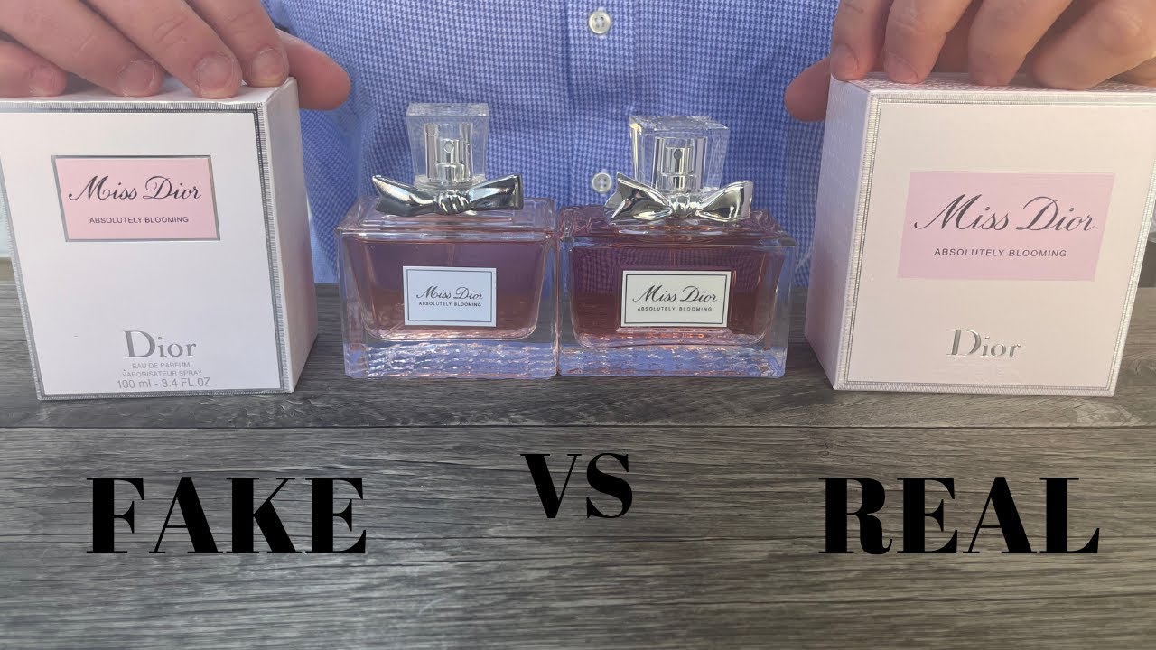 Fake vs Real Miss Dior Absolutely Blooming Perfume 100 ML