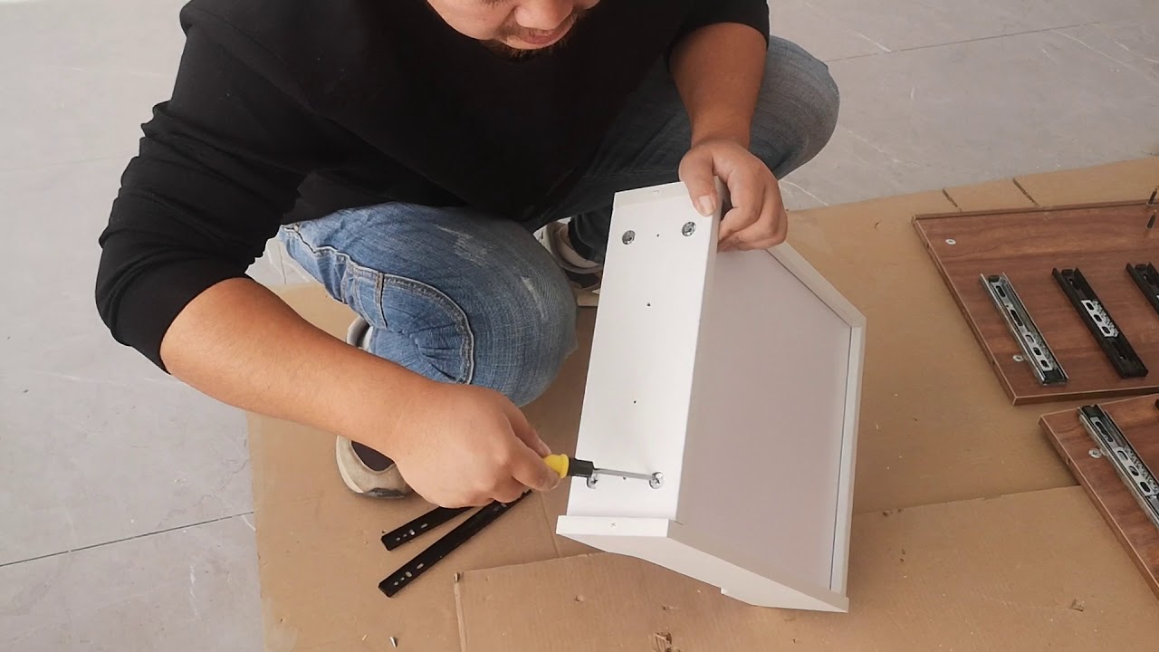 9 minute installation - 3 Drawer Bedside Cupboard
