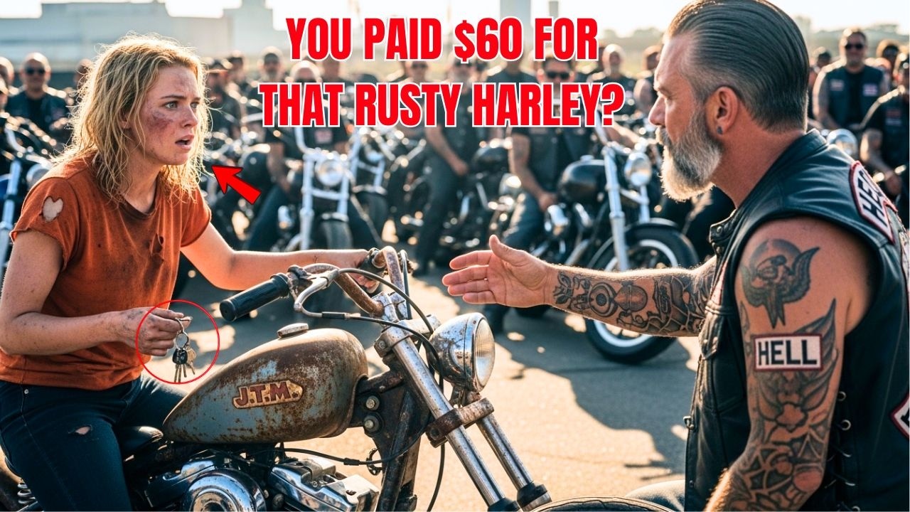 “You Paid $60 for That Rusty Harley?” they smoked her — Next Day,99 Hell's Angels Changed Everything
