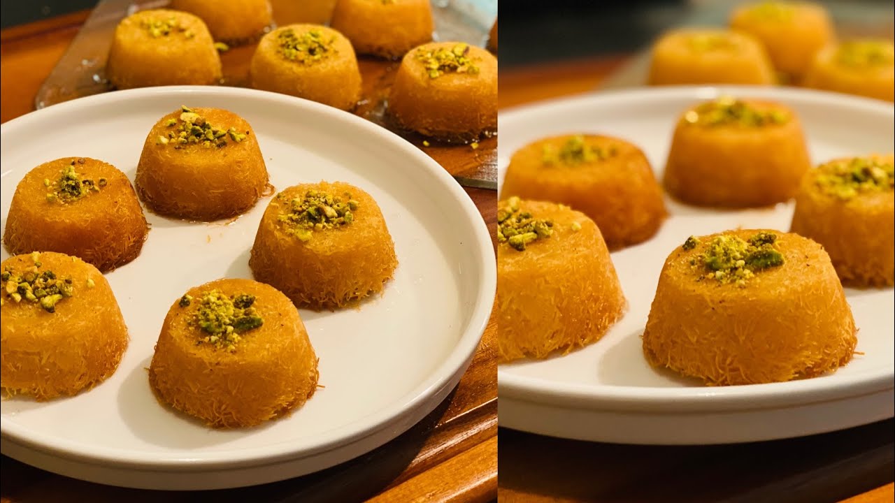 The perfect mini Kunafa recipe-الذ كنافه بالقشطه ملوكي