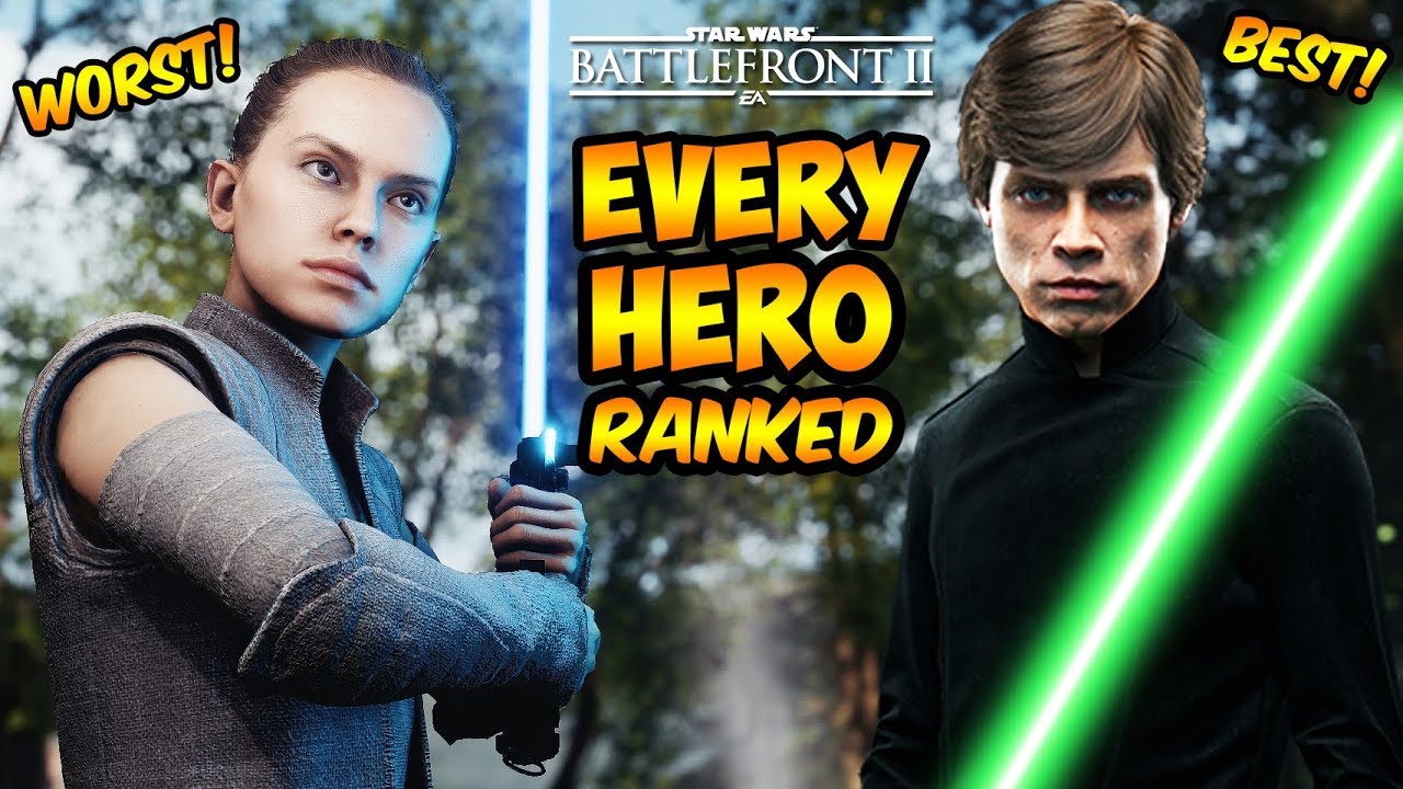 Star Wars Battlefront 2 - Every Hero Ranked from Worst to Best! (Battlefront II)