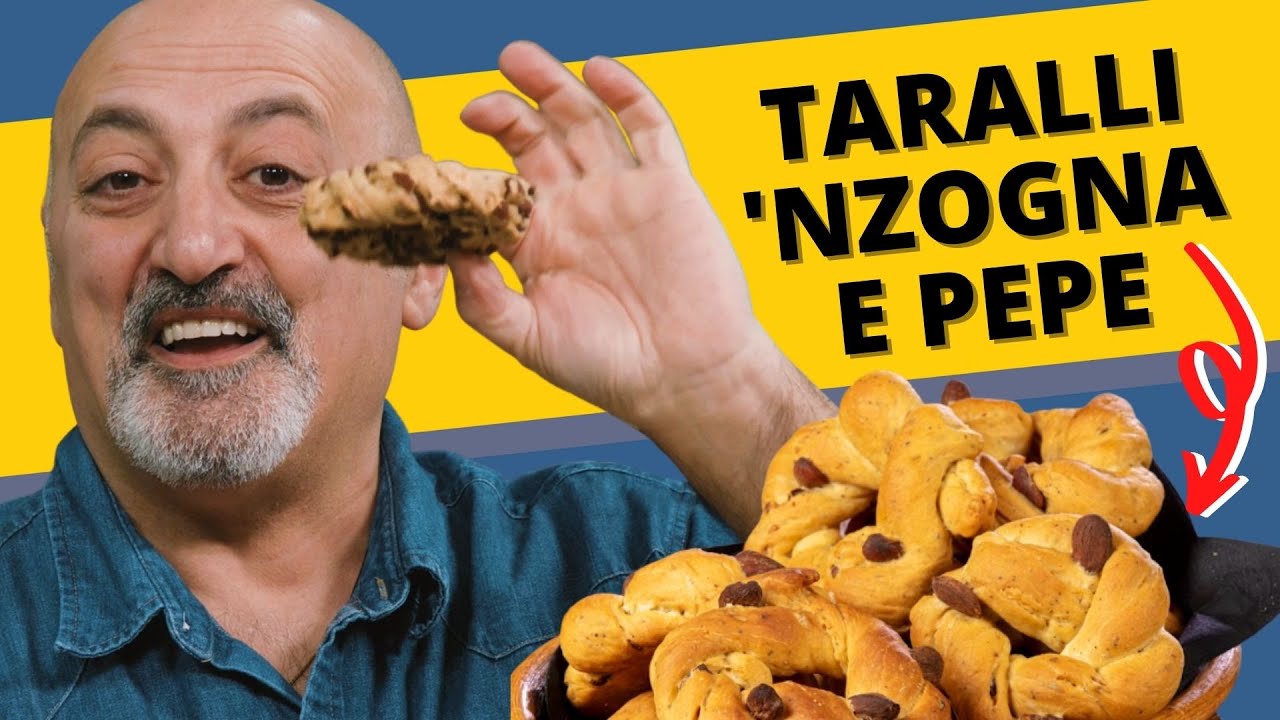 Taralli 'nzogna e pepe