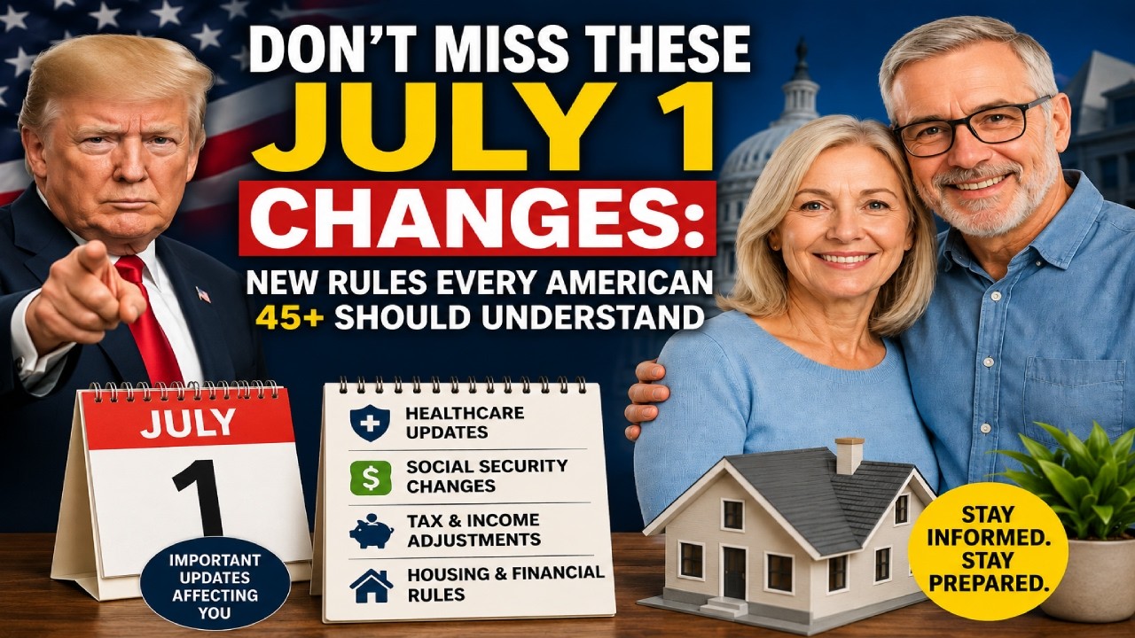 🏠 Don't Miss These July 1 Changes: New Rules Every American 45+ Should Understand