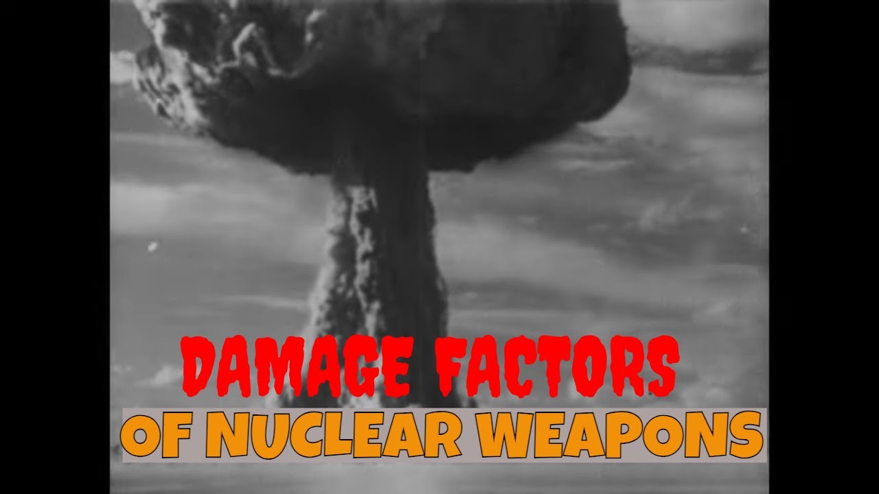 “FOUR DAMAGE FACTORS OF NUCLEAR WEAPONS” 1968 SOVIET CIVIL DEFENSE FILM  ATOMIC BOMB TESTS  XD66034