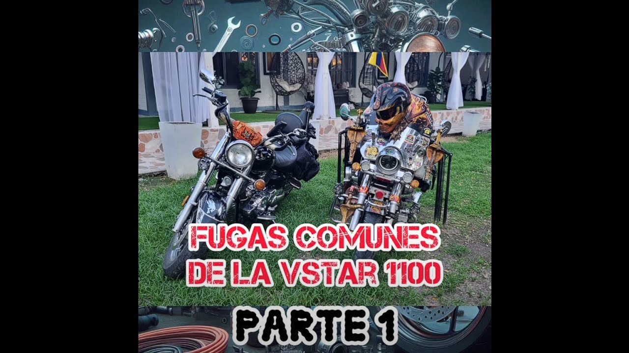 Fugas de aceite comunes (y no tanto) en Vstar 1100