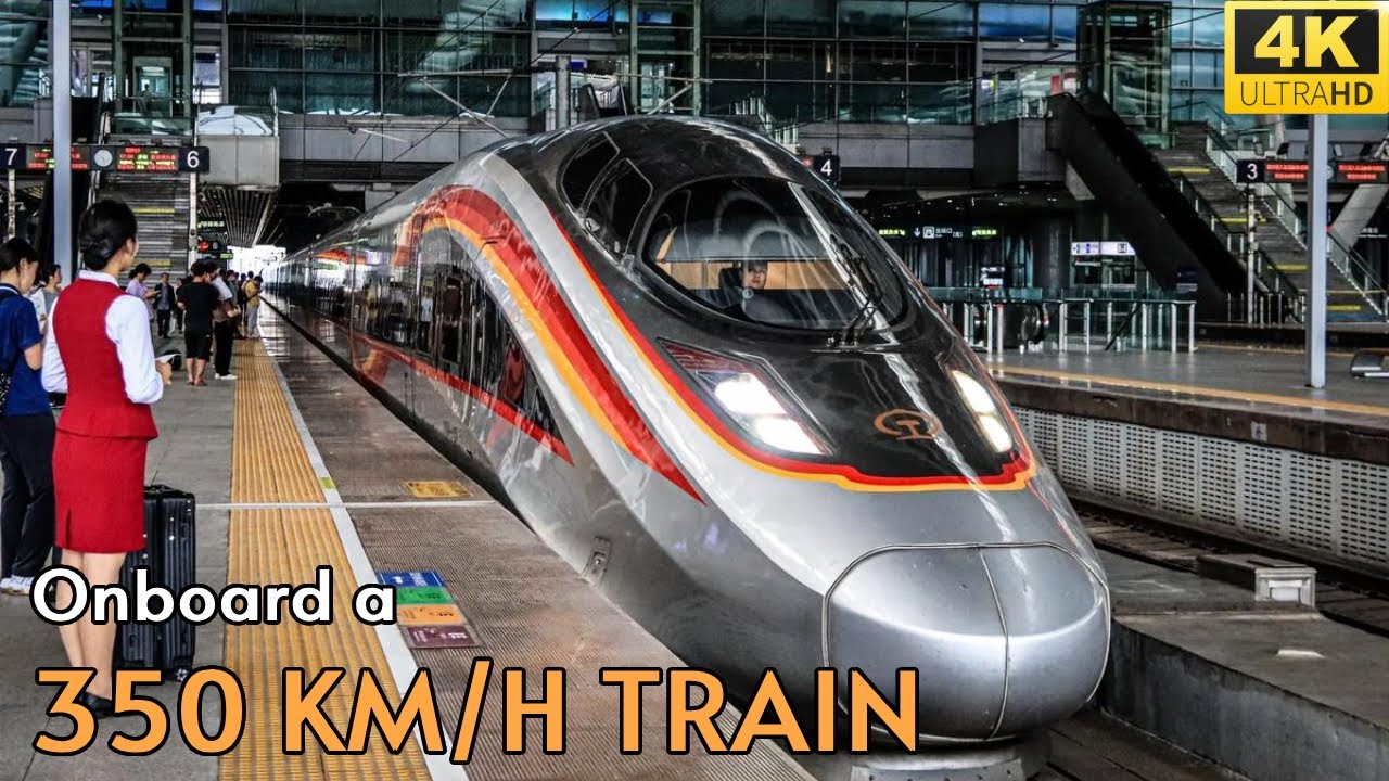 Поездка на китайском высокоскоростном поезде со скоростью 350 км/ч 🚄 | Пекин – Шанхай 🇨🇳