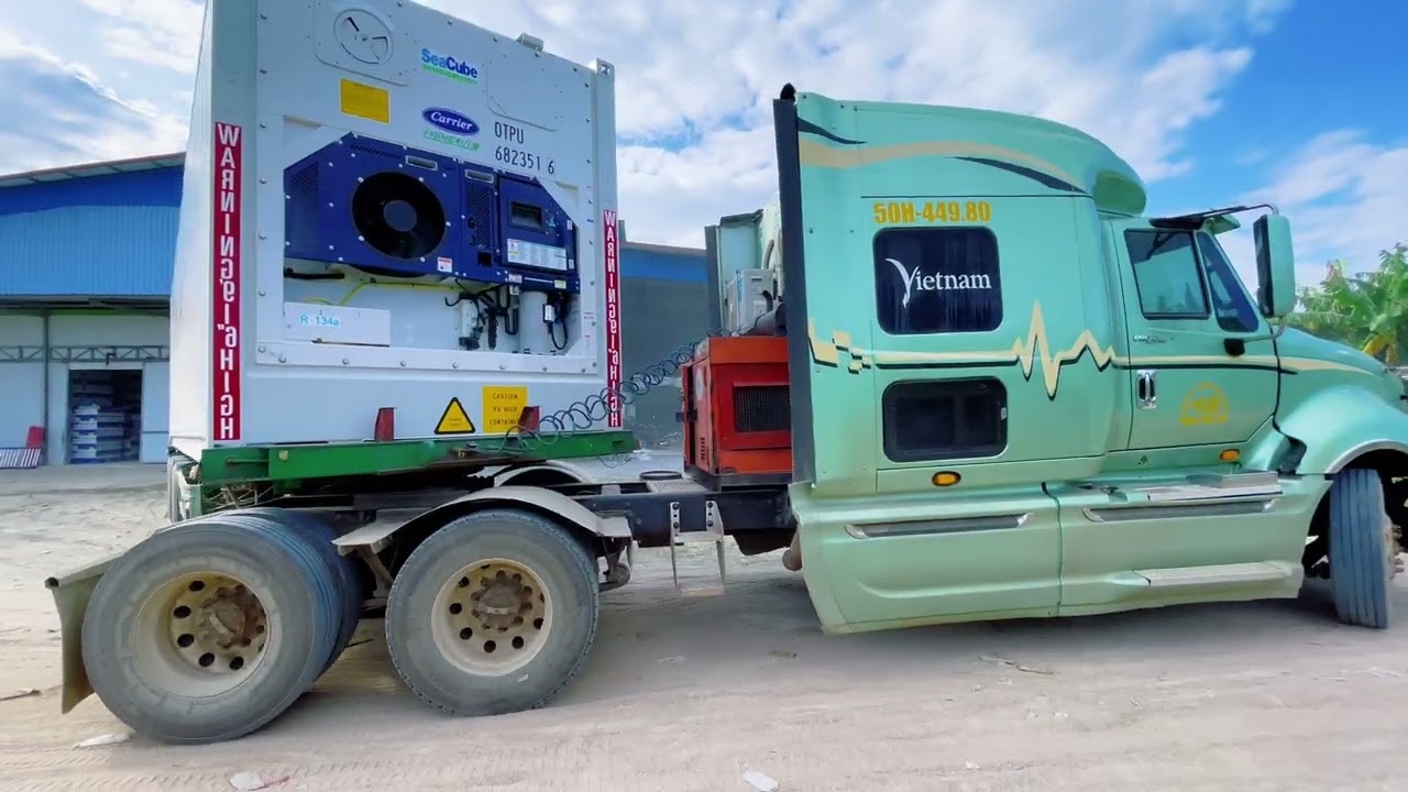 Semi Truck POWER Transporting Massive Loads Across Fields