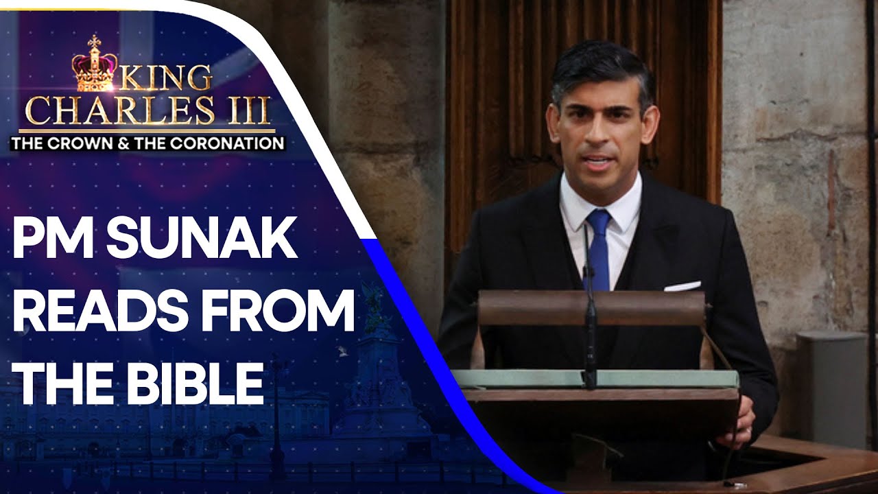 King Charles III Coronation: UK PM Rishi Sunak reads the Epistle to the Colossians