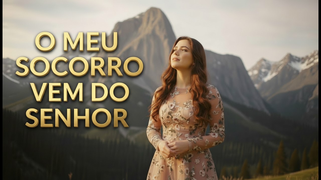 MEU SOCORRO VEM DO SENHOR | Salmo Cantado Que Traz Paz