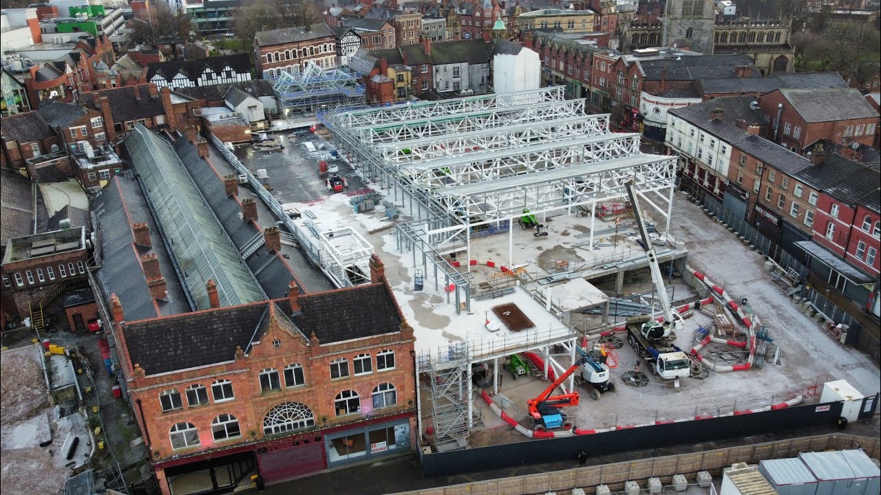 Wigan Galleries rebuild New Market, Hilton Hotel, loads of imovements February 2026