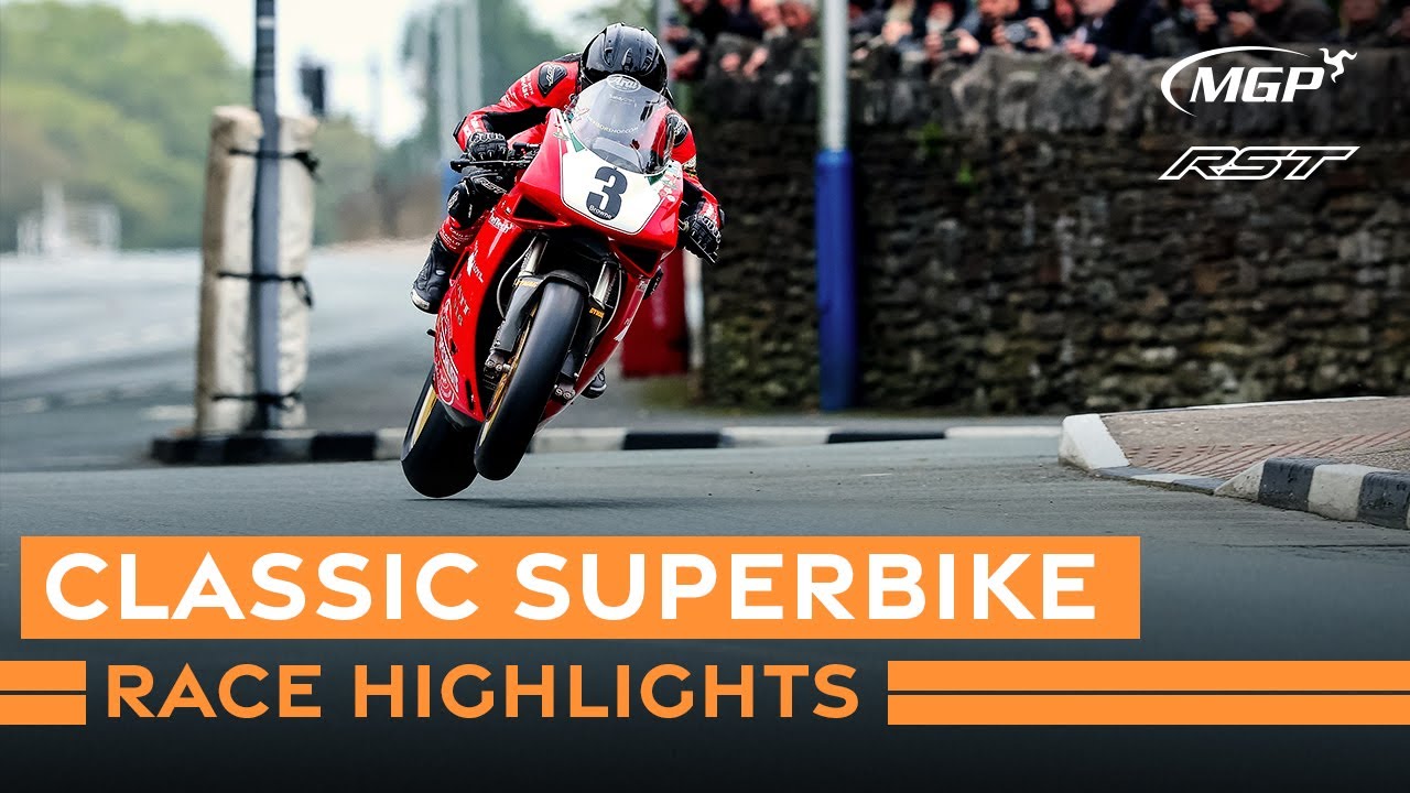 RST Classic Superbike Race Highlights | 2024 Manx Grand Prix
