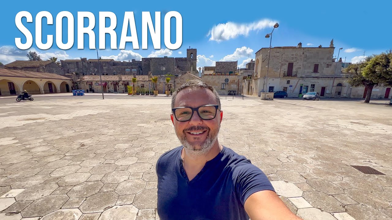 #607 SCORRANO 🇮🇹  Salento Puglia Italia • Walking Tour 4K