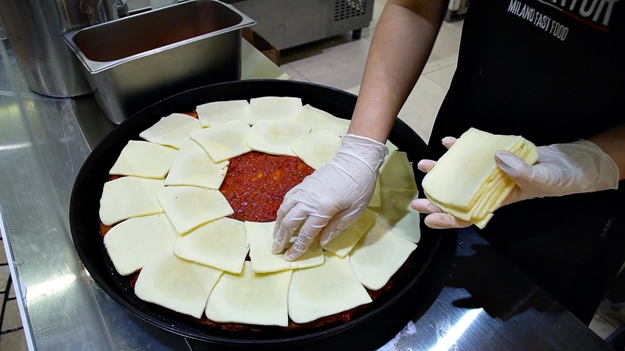 치즈폭탄 - 초대형 컨버터 피자 / Converter pizza / Korean street food