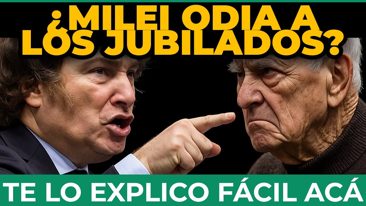 MILEI vet&oacute; el aumento a jubilados y NADIE TE EXPLIC&Oacute; POR QU&Eacute;