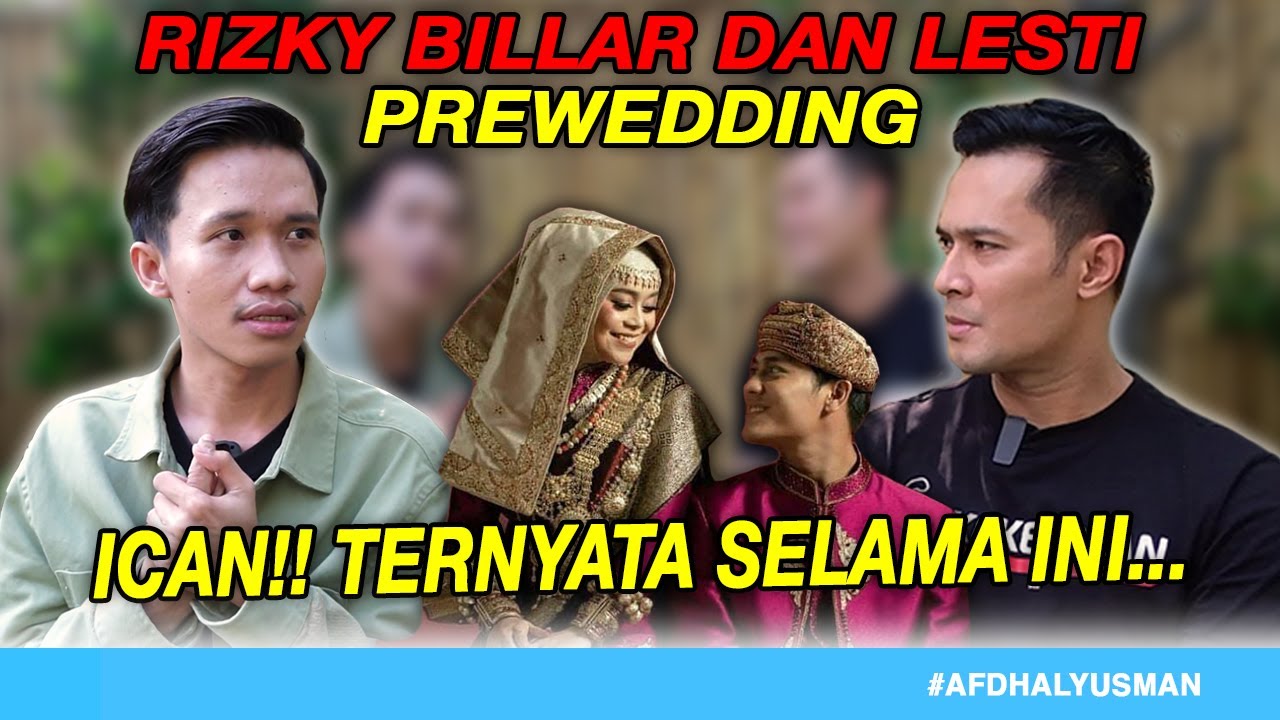 FOTO PREWEDDING RIZKY BILLAR DAN LESTI!! TERNYATA ICAN MEMENDAM SELAMA INI.. I AFDHAL YUSMAN