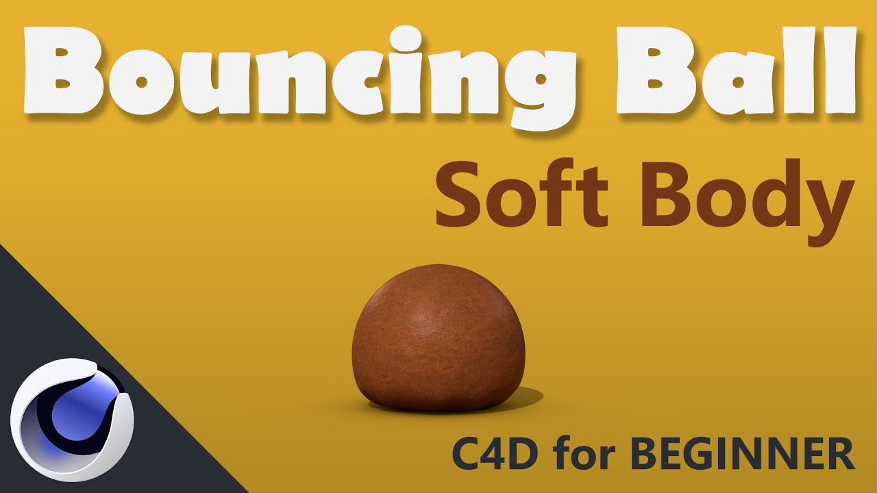 C4D Bouncing Ball Animation | Leather Ball | 3D | Soft Body | Cinema 4D Artist