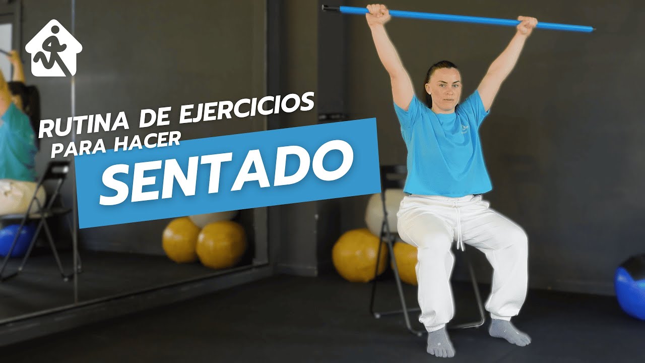 Rutina de Ejercicios Sentados | Solo Necesitas una Silla y un Palo | Fácil y Segura para Mayores
