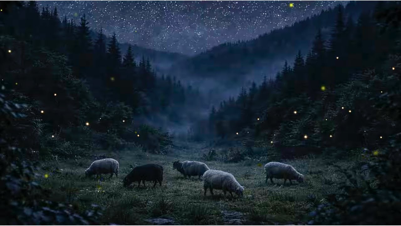 Theta Forrest Waves for Deep Sleep | Symbolic Sleep Recognition 🐑 | 2AM Sheep
