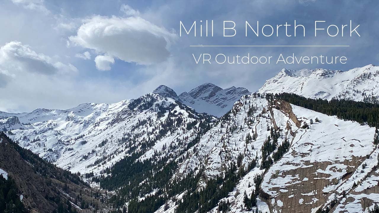Mill B North Fork Trail, Utah (Winter) | Relaxing VR Hike with Lofi Beat