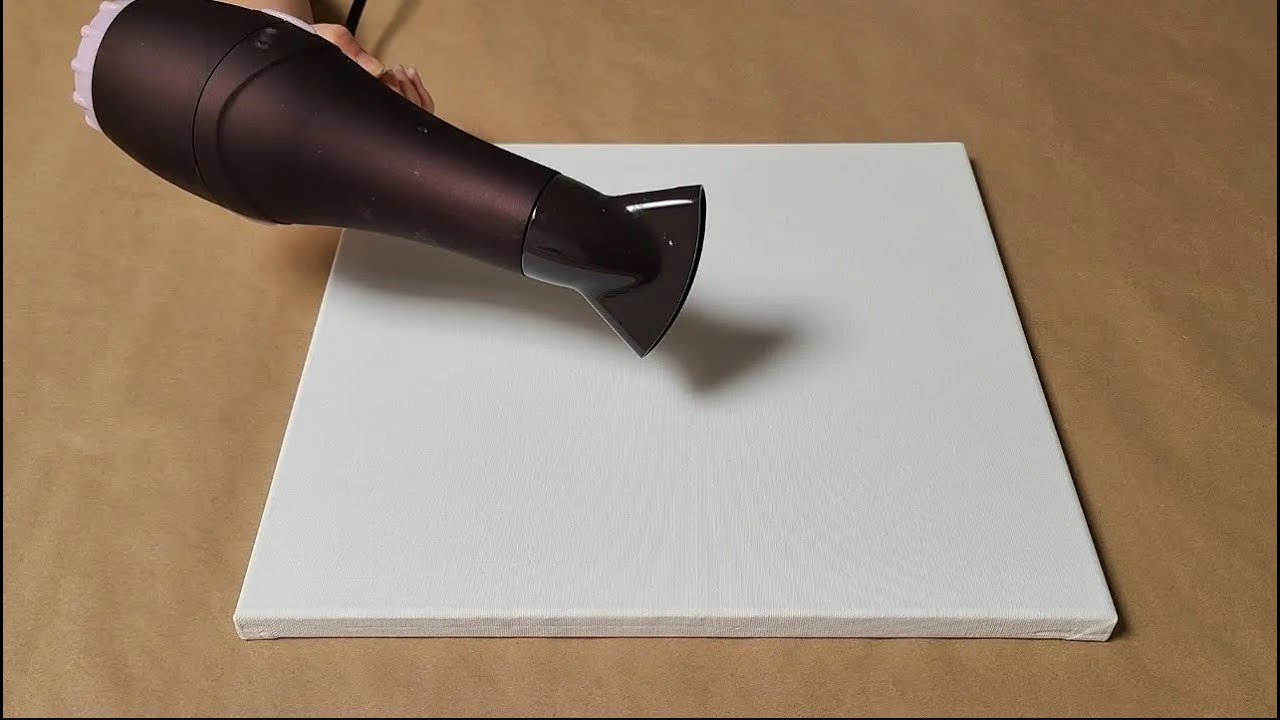 This hair dryer trick will make people think you spent hundreds on wall art!
