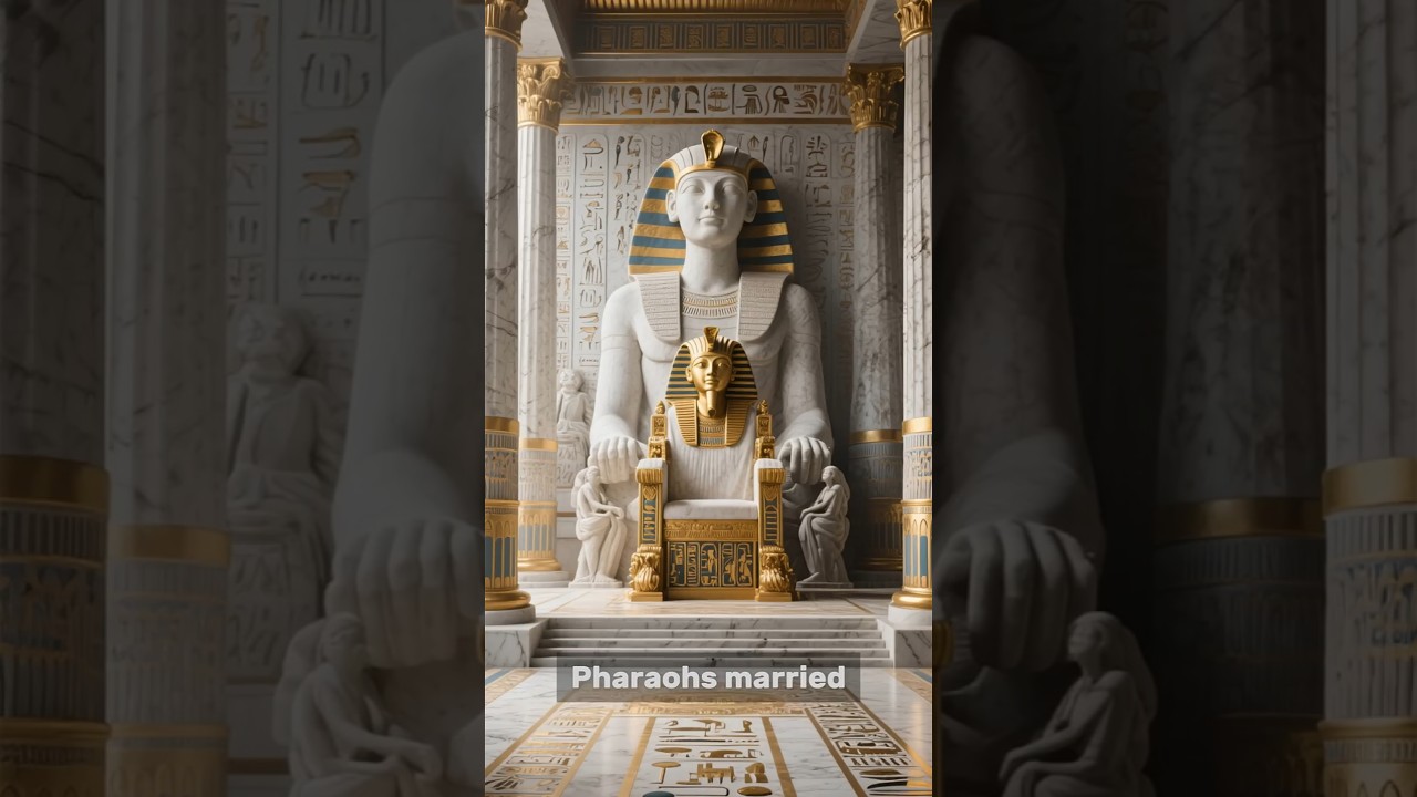 Why Egyptian Pharaohs Married Their Sisters #shorts #shortfeeds #Pharaohs #RoyalBloodlines