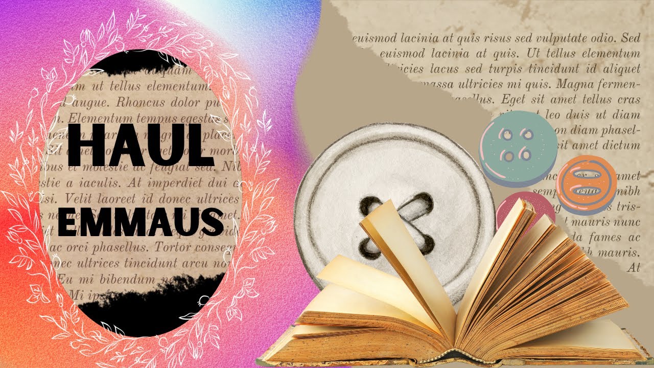 HAUL EMMAUS des IDEES PAS CHER  pour notre CREATIVITE