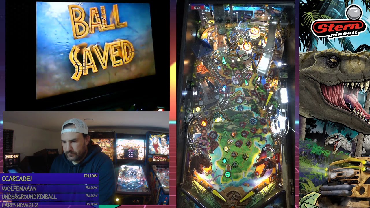 Jurassic Park Pinball - 1.5 billion - Visitor Center mini wizard mode and KOTI multiball