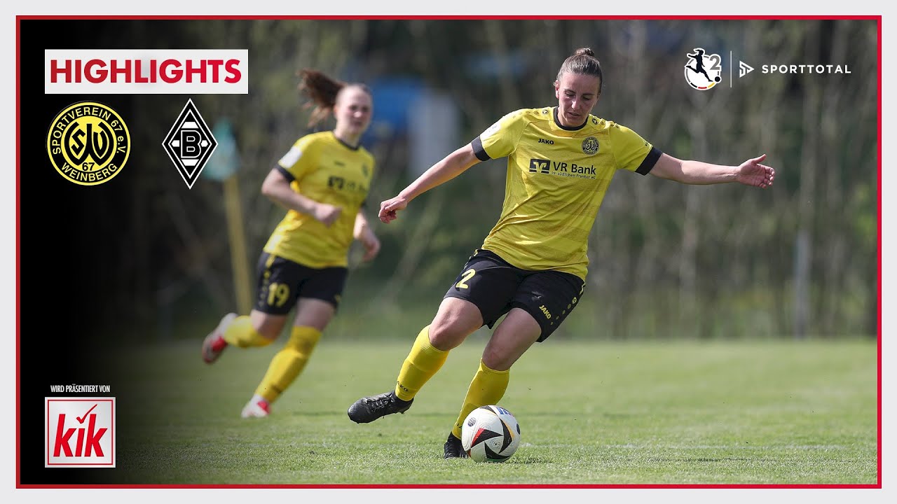 5-Tore-Spektakel im Abstiegskampf! | SV Weinberg - Borussia Mönchengladbach | 2. Frauen-Bundesliga