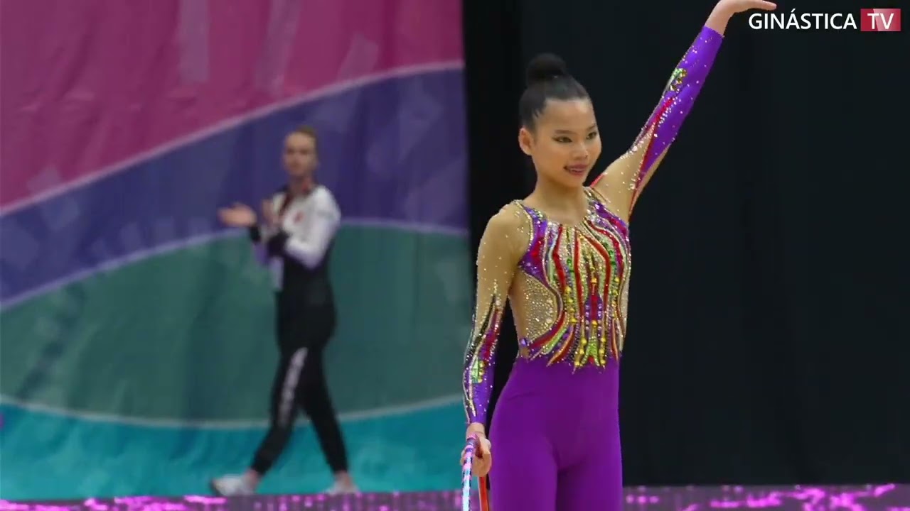 Olivia Nguyen 🇨🇦 - Junior Hoop 21.034 - Portimao Tournament International, May 2 2025